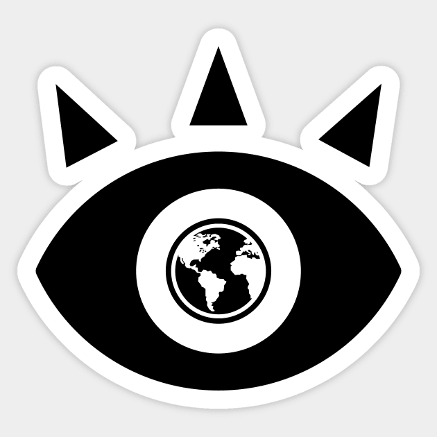 Eye world Sticker by AsKartongs